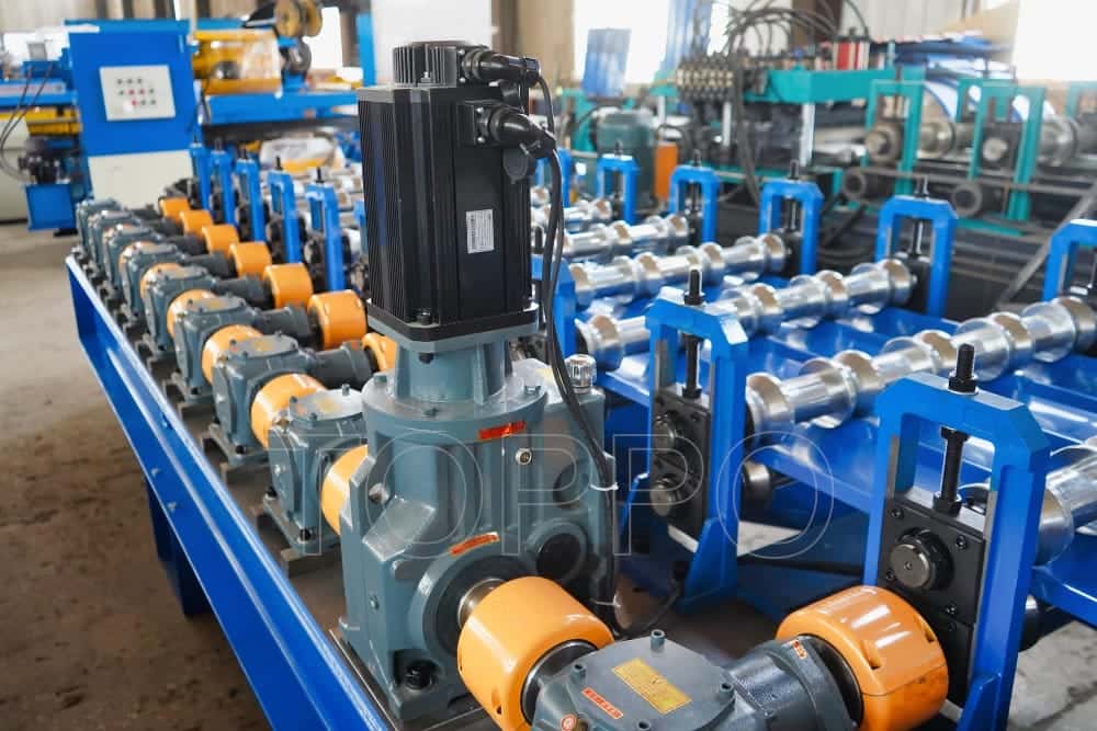 Hydraulic Glazed Tile Roll Forming Machine with Cooling Unit