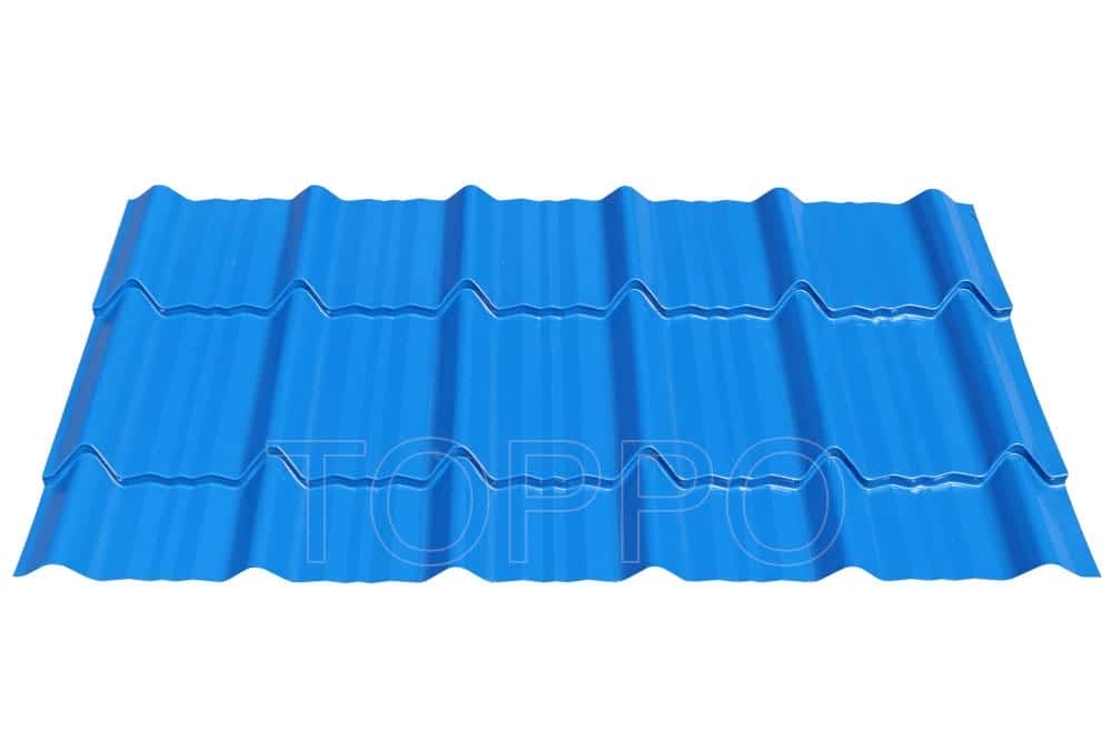 Toppo CE Touchscreen Glazed Tile Roll Forming Machine with Precision Output