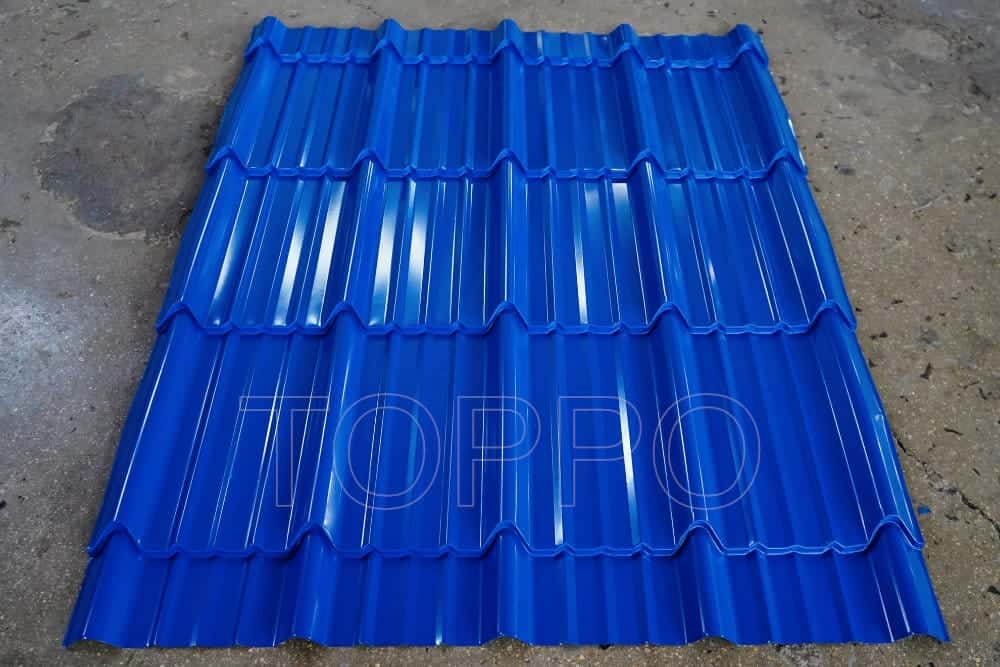 Hydraulic Glazed Tile Roll Forming Machine with Cooling Unit
