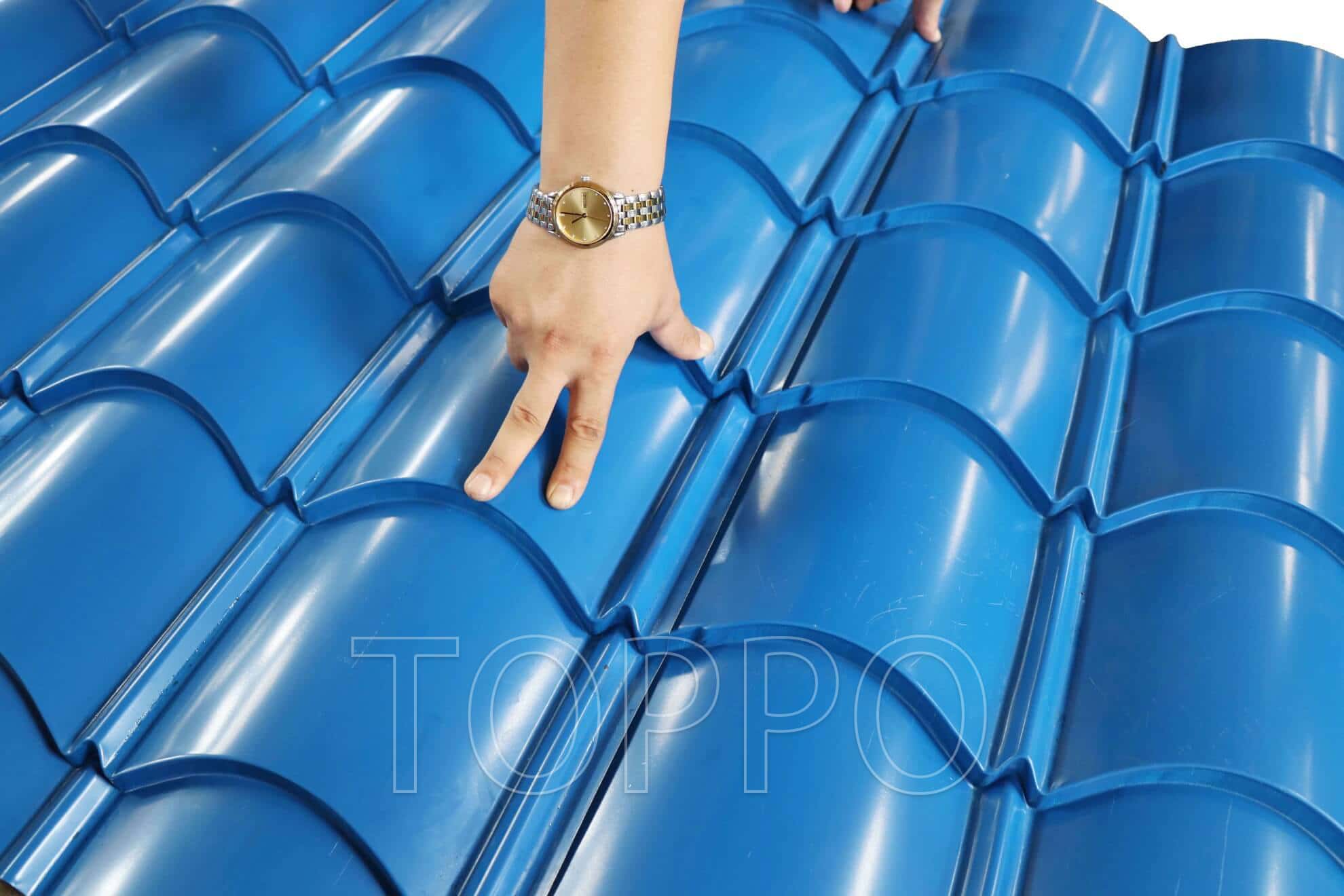 High Precision Glazed Tile Roll Forming Machine for Roofing Sheet Production