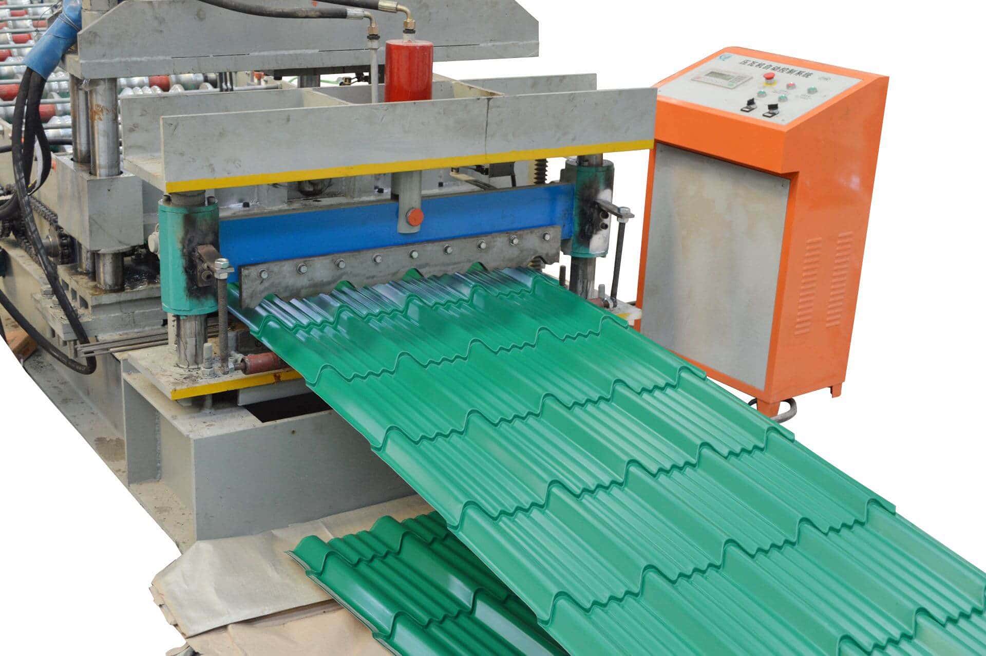 Economical Glazed Tile Roll Forming Machine with Simple Control Panel