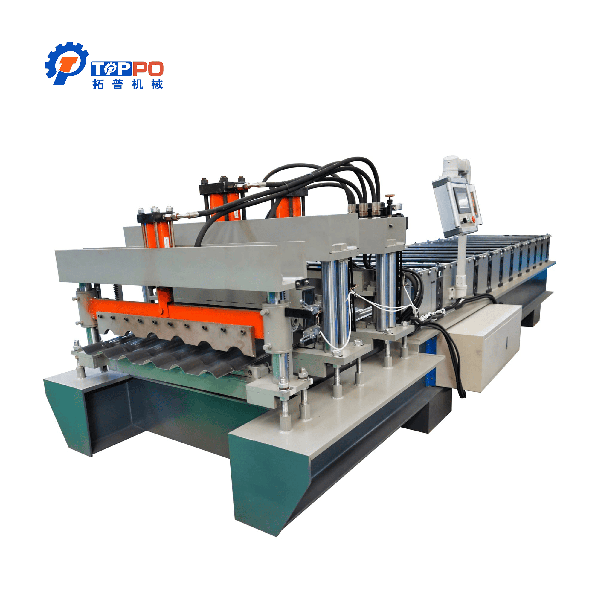 Automatic Metal Roofing Panel Forming Equipment with PLC Control for Steel Sheet Production