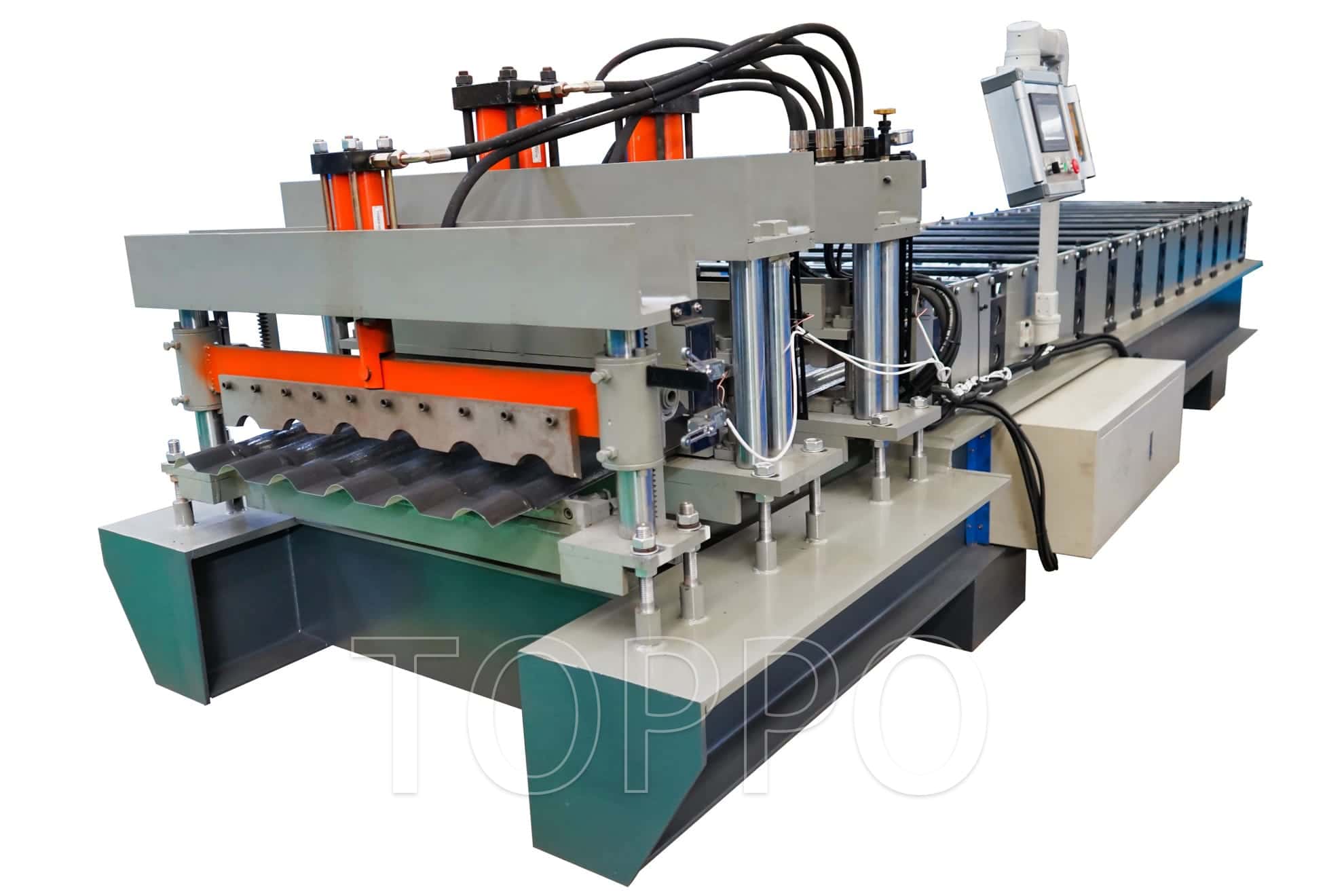 High Precision Glazed Tile Roll Forming Machine for Metal Roofing