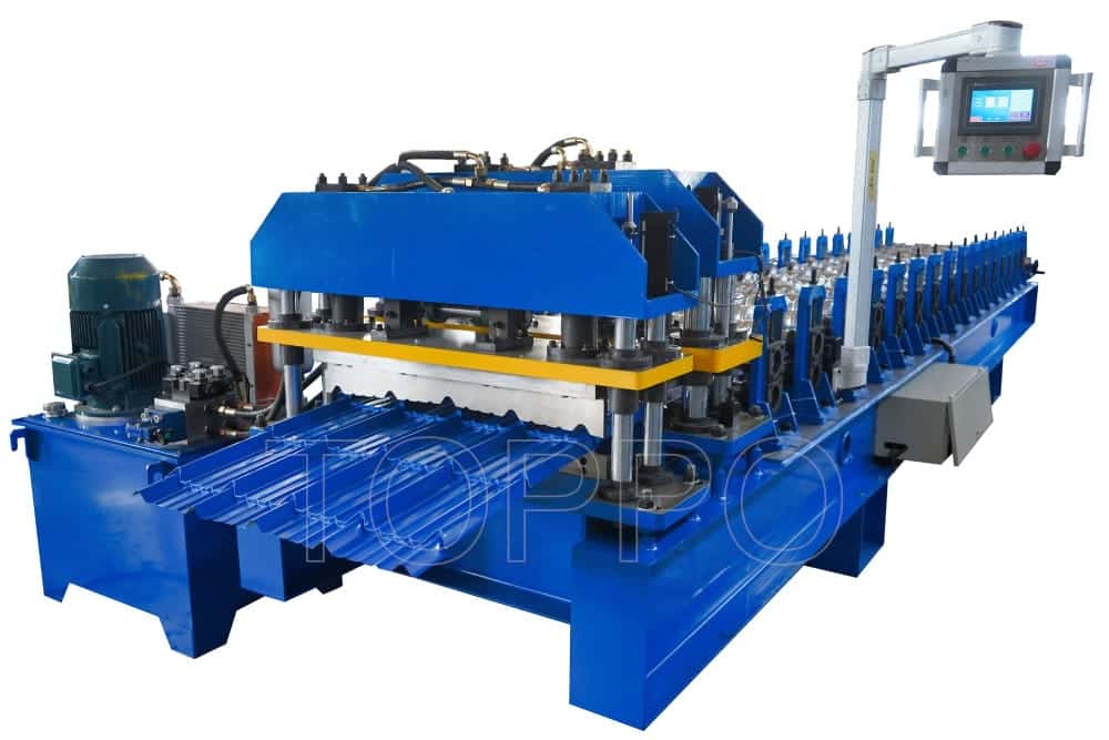 Industrial Glazed Tile Roll Forming Machine with Hydraulic Station