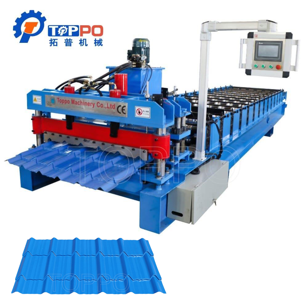 Automatic Metal Roof Panel Roll Forming Production Equipment