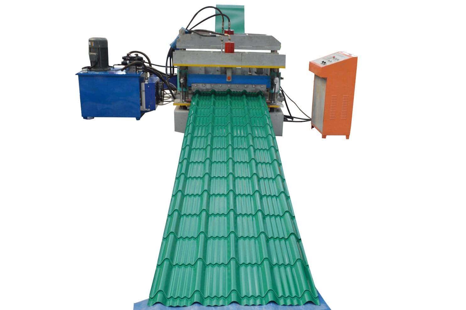 Economical Glazed Tile Roll Forming Machine with Simple Control Panel
