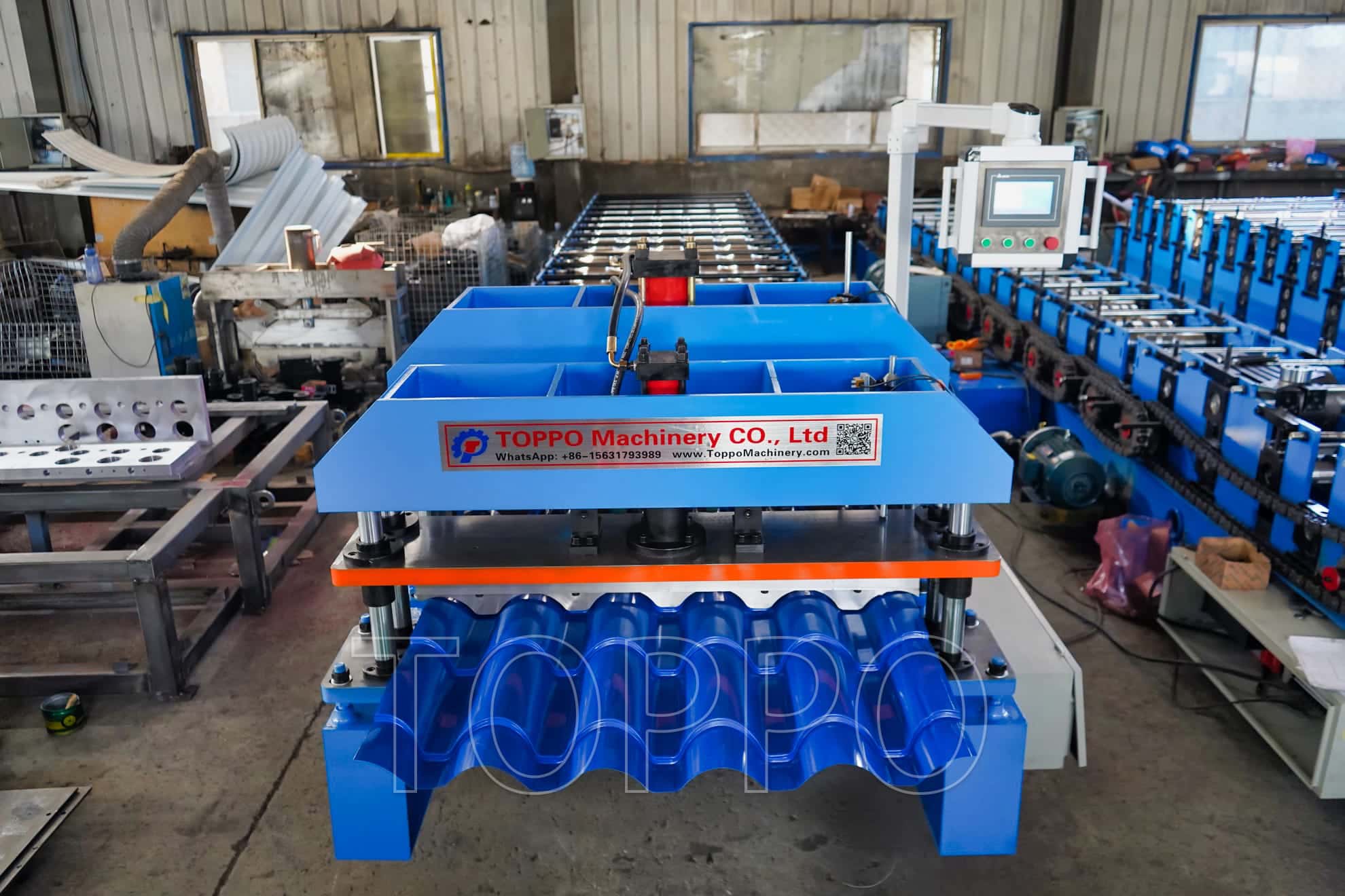 High Precision Glazed Tile Roll Forming Machine