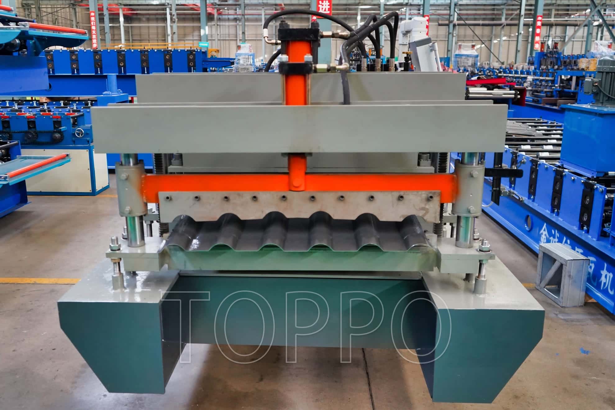 High Precision Glazed Tile Roll Forming Machine for Metal Roofing