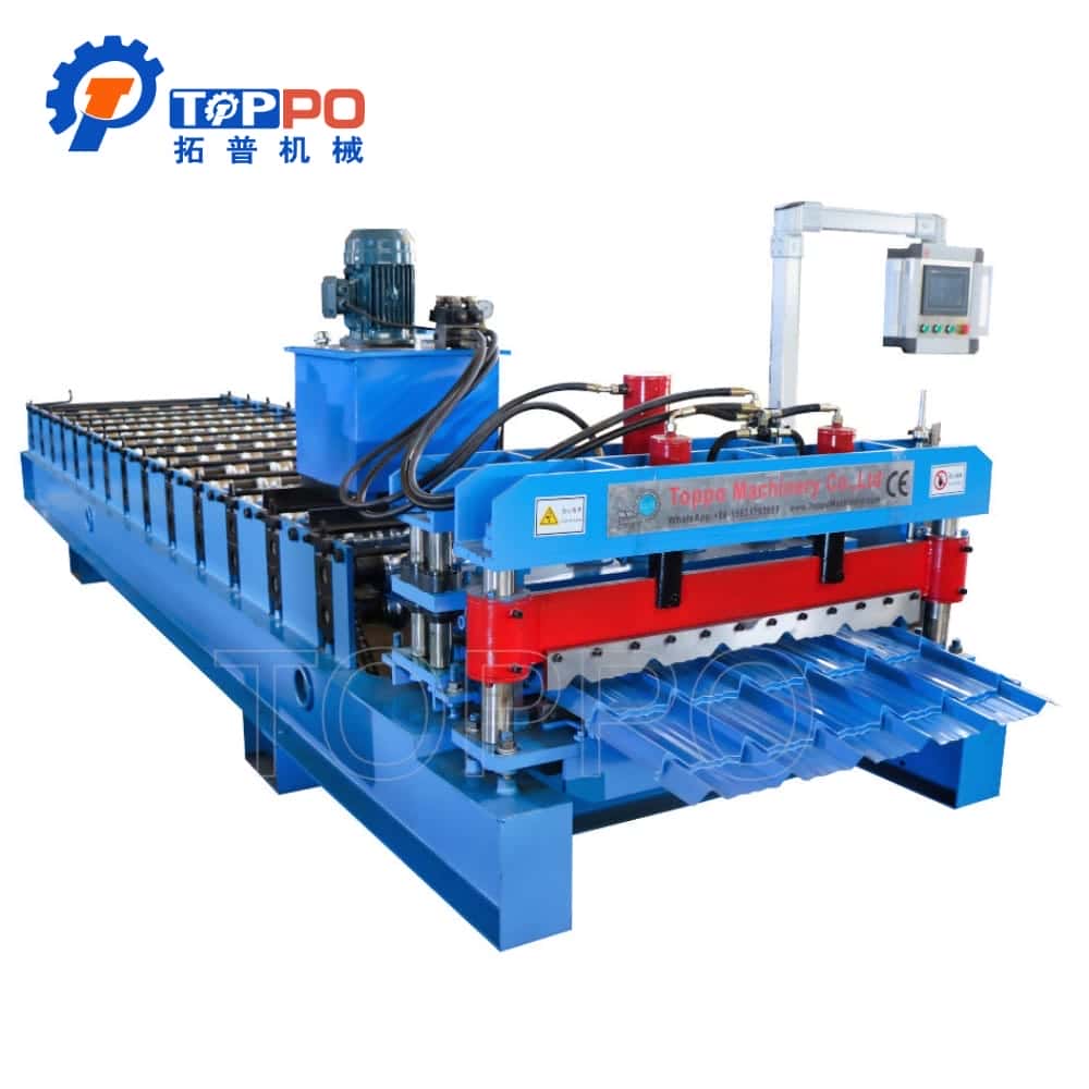 Automatic Metal Roof Panel Roll Forming Production Equipment