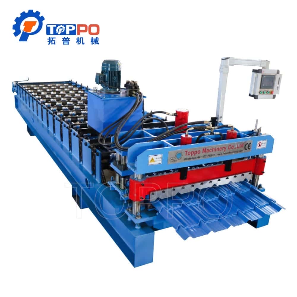 Automatic Metal Roof Panel Roll Forming Production Equipment