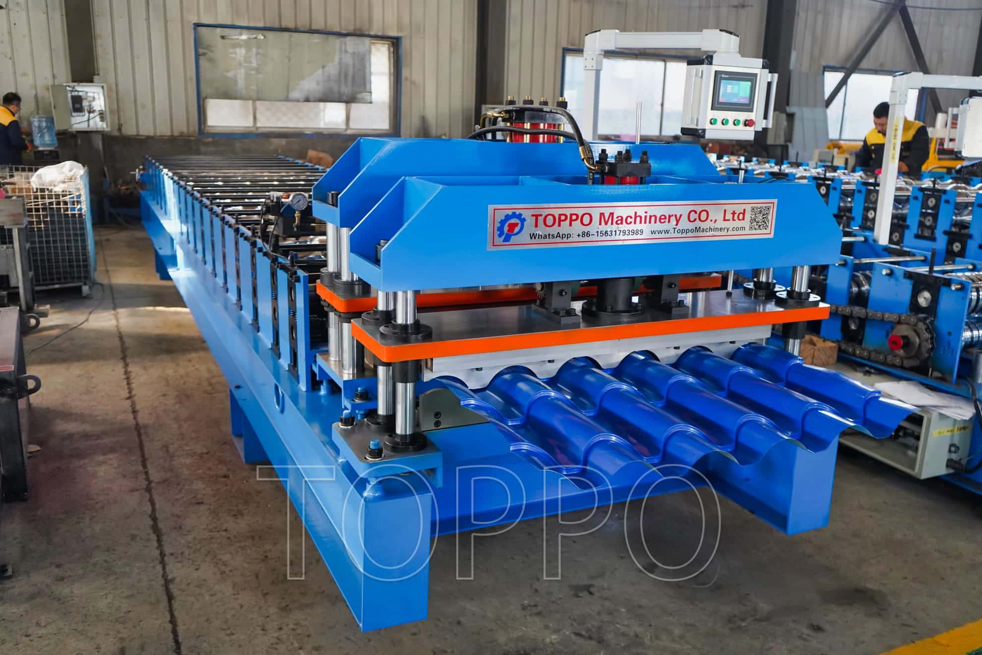 High Precision Glazed Tile Roll Forming Machine