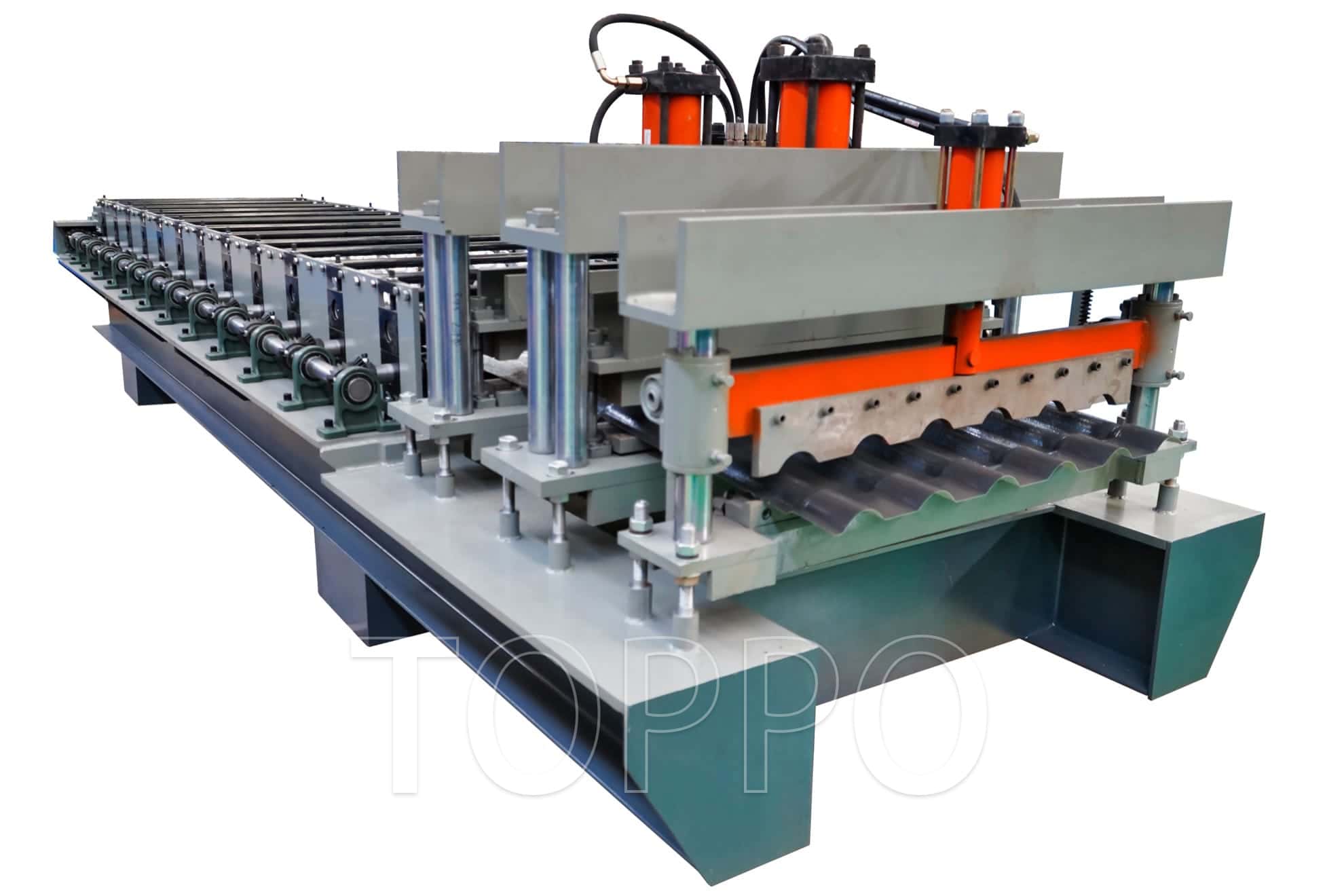 Fully Automatic Glazed Tile Roll Forming Machine for Roof Tile Production