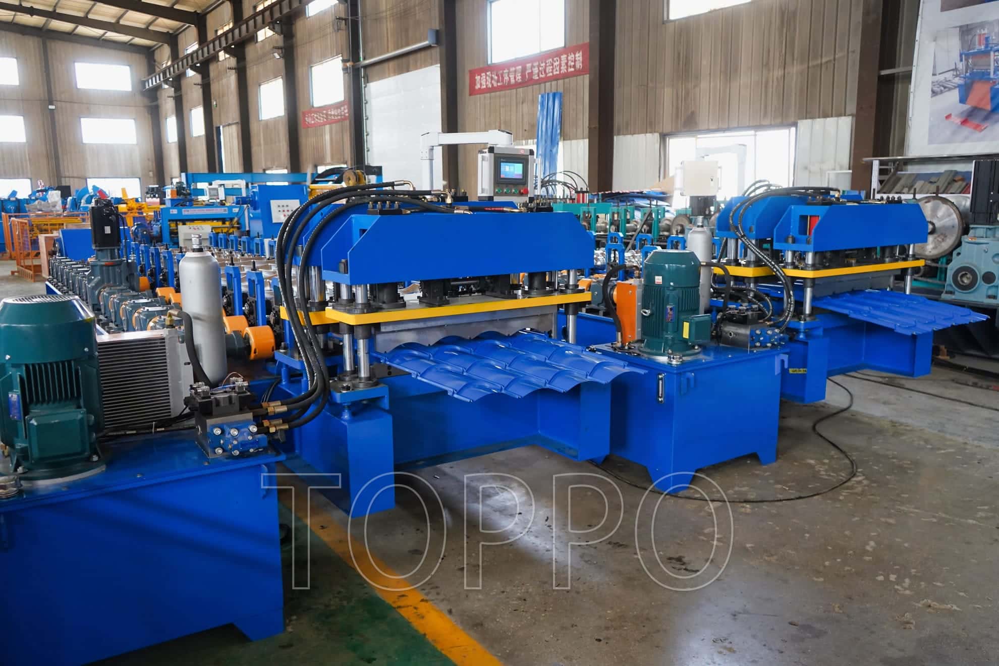 OEM ODM AG Roofing Panel Roll Forming Machine