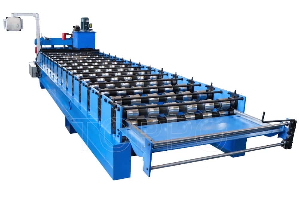 Toppo Glazed Tile Roll Forming Machine with PLC Control