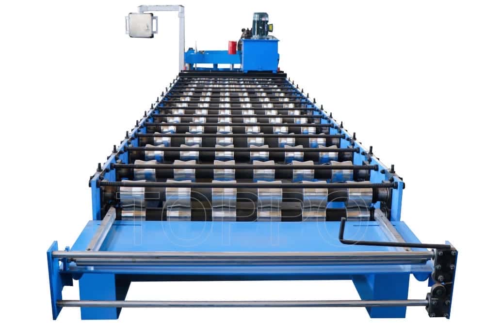Toppo Glazed Tile Roll Forming Machine with PLC Control