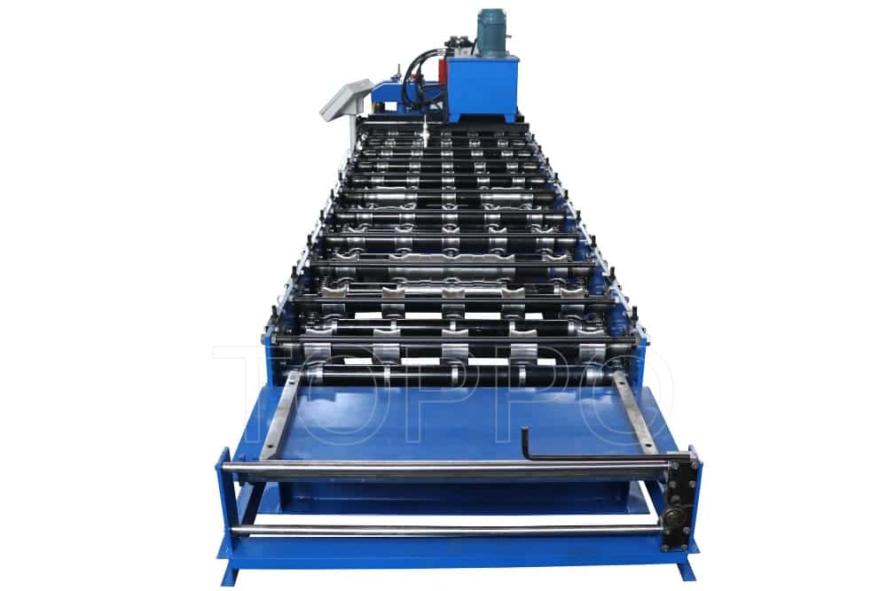 High Speed Glazed Tile Roll Forming Machine with Color Tile Output