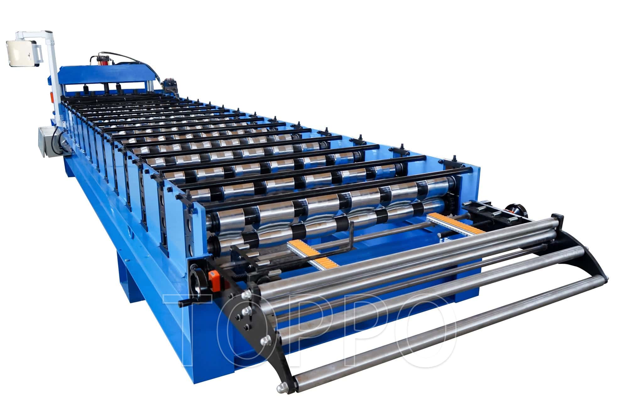 Modern Glazed Tile Roll Forming Machine with Touch Screen Control