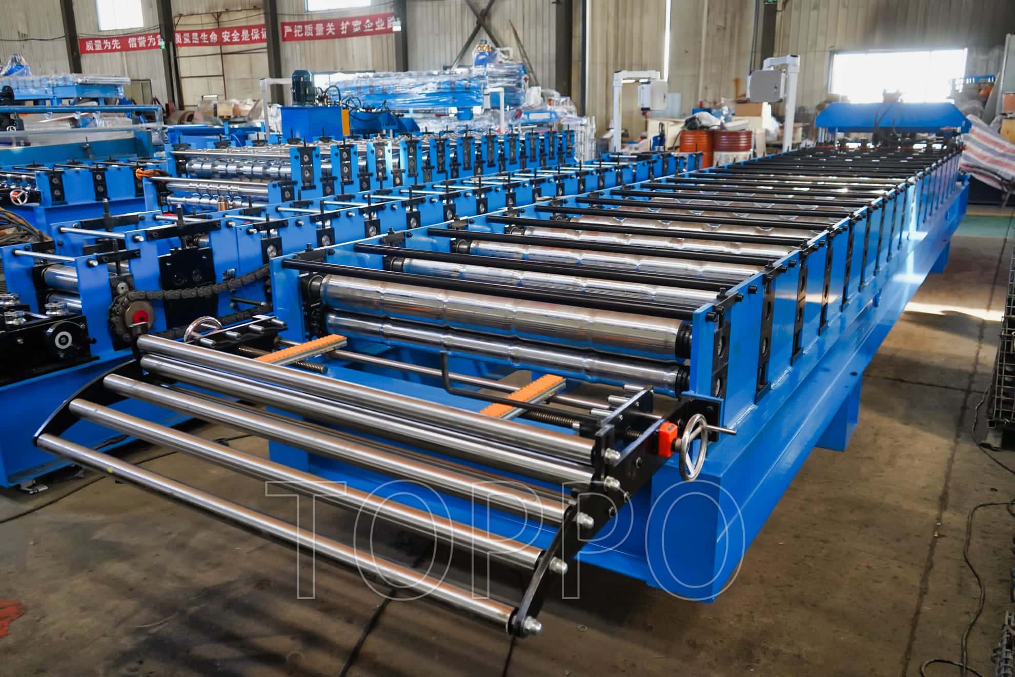 Full-Automatic Glazed Tile Roll Forming Machine with Industrial Touch Screen