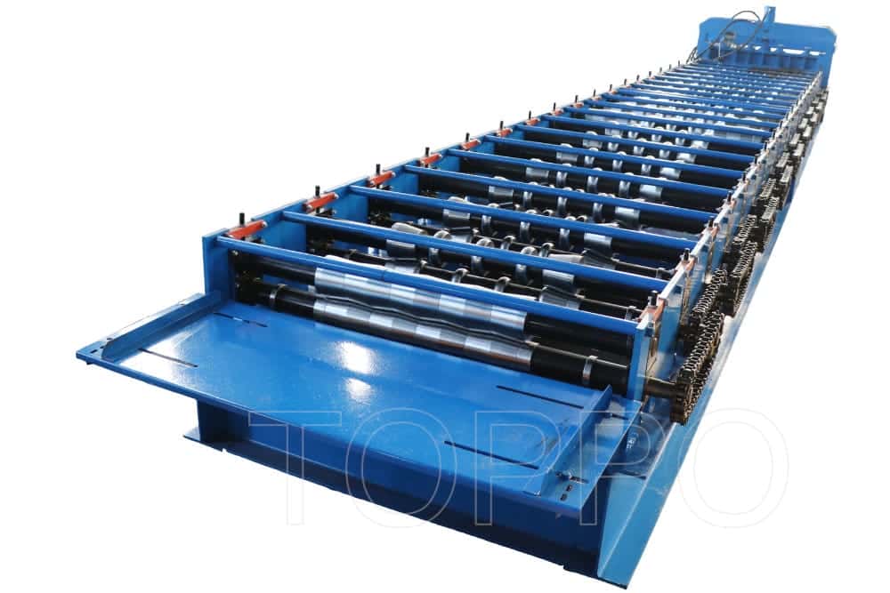 Compact Glazed Tile Roll Forming Machine with Integrated Control System