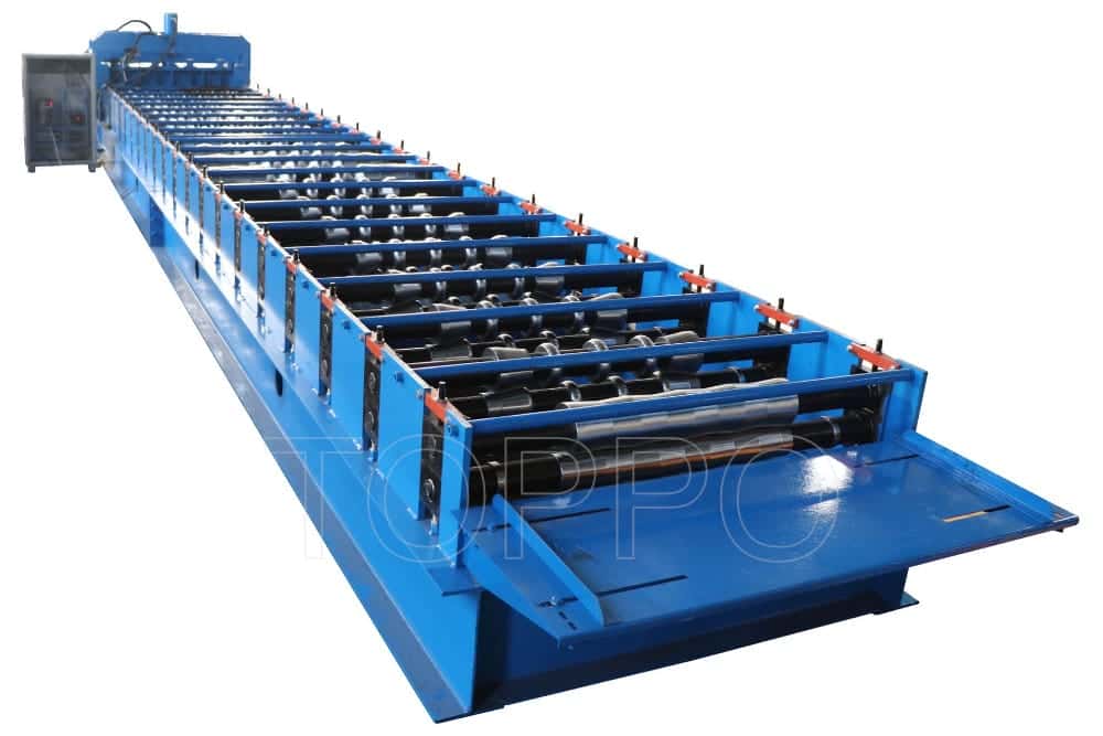 Compact Glazed Tile Roll Forming Machine with Integrated Control System