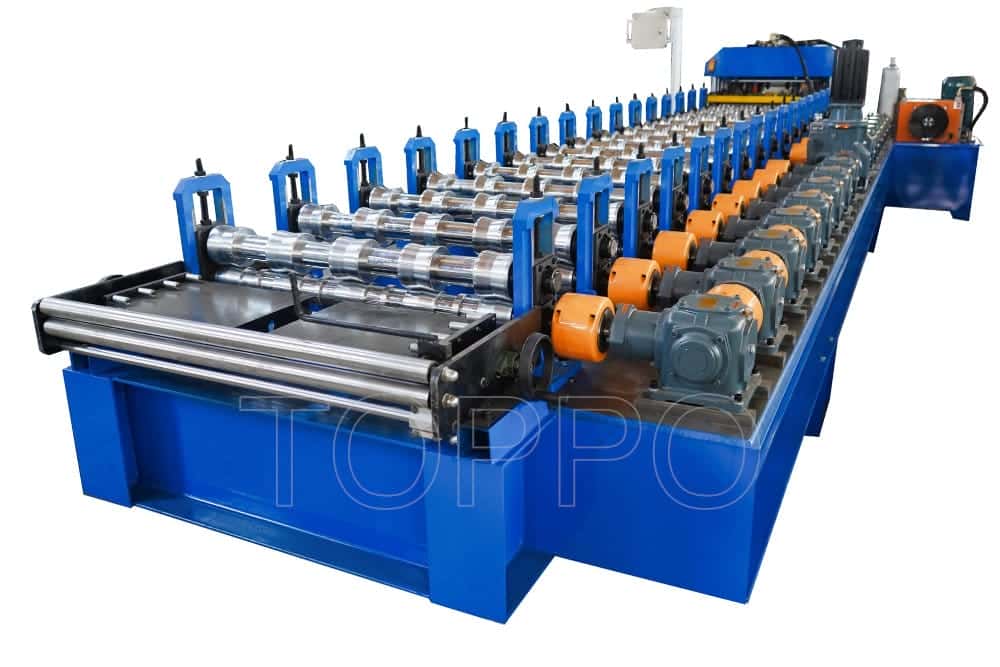 Industrial Glazed Tile Roll Forming Machine with Hydraulic Station