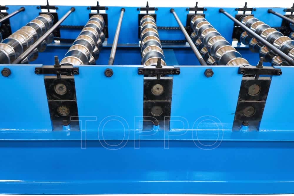 Toppo Glazed Tile Roll Forming Machine with PLC Control