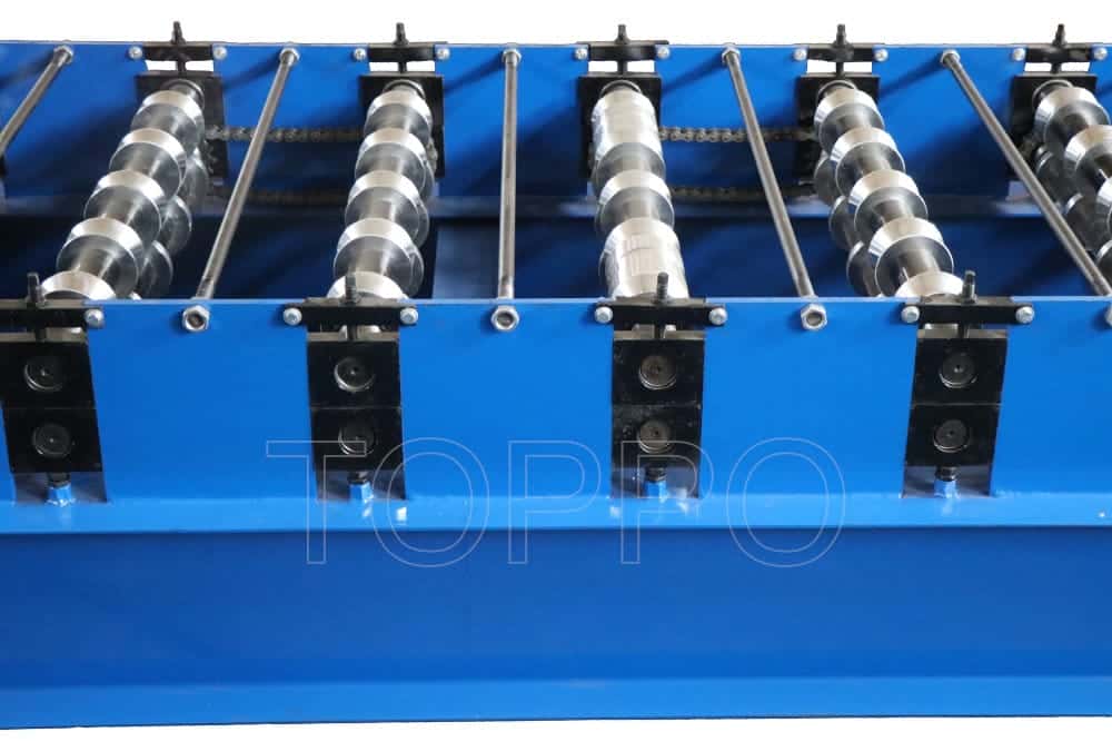 High Speed Glazed Tile Roll Forming Machine with Color Tile Output