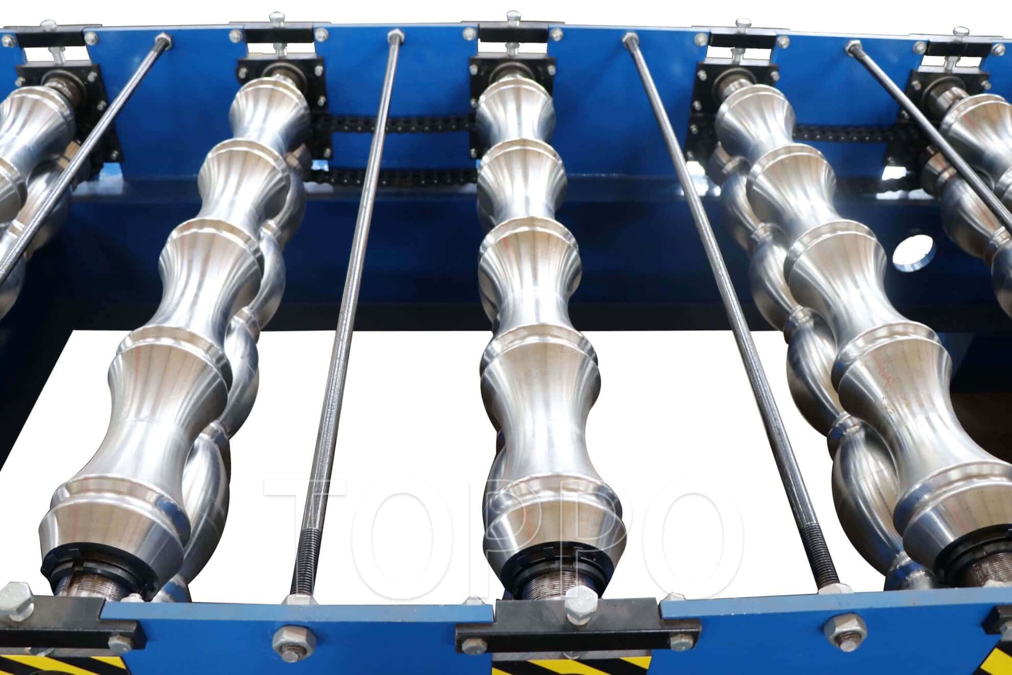 Automatic Glazed Tile Roll Forming Machine with PLC Control
