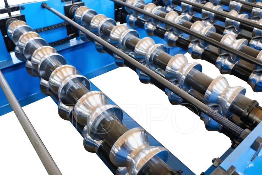 Toppo Glazed Tile Roll Forming Machine with PLC Control