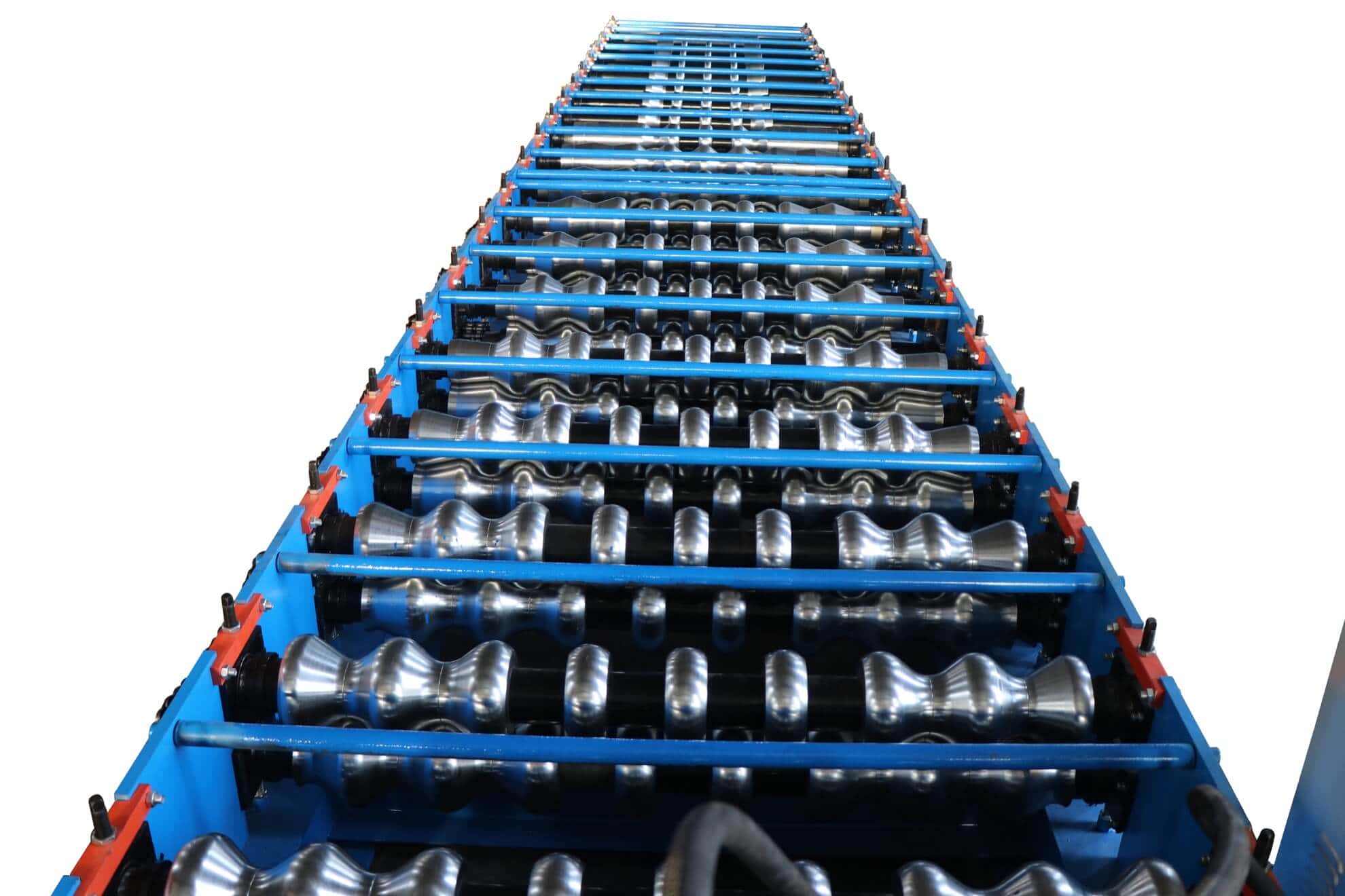 Automatic Glazed Tile Roll Forming Machine with Hydraulic Cutting