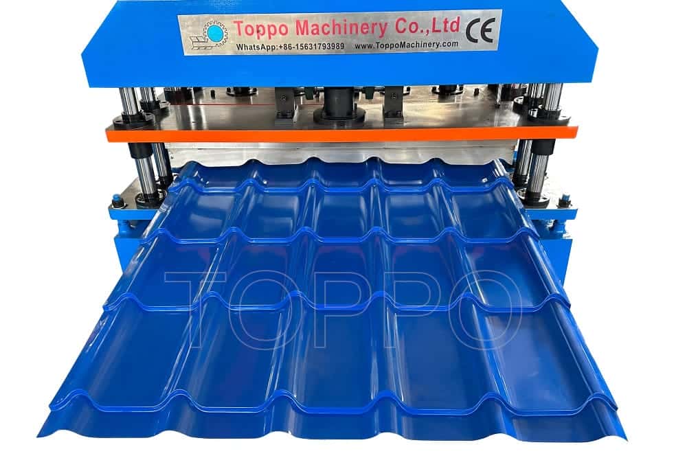 Touchscreen Controlled Glazed Tile Roll Forming Machine with CE Certificate