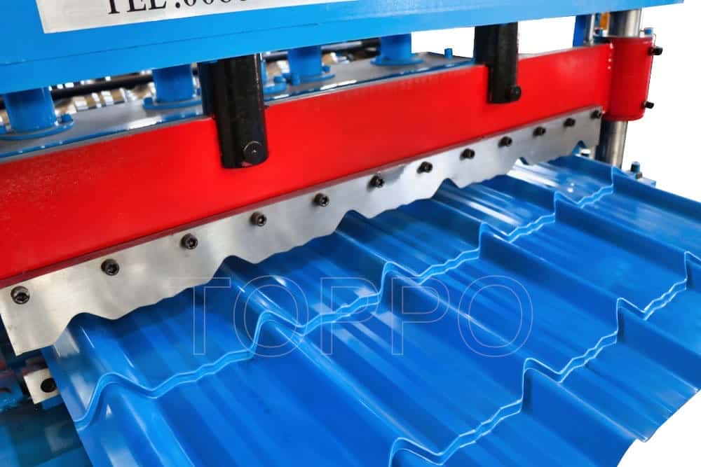 Toppo Glazed Tile Roll Forming Machine with PLC Control