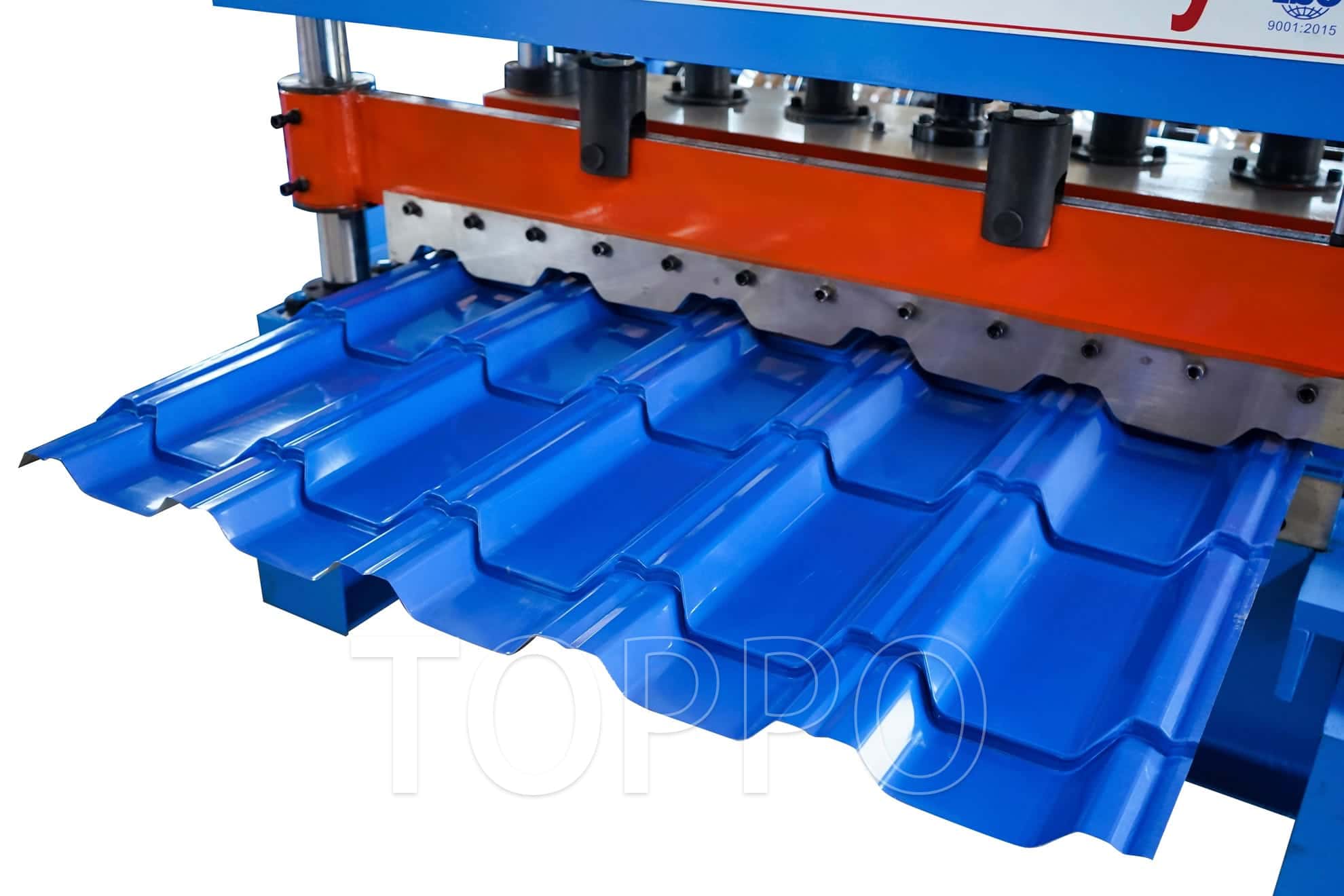 Modern Glazed Tile Roll Forming Machine with Touch Screen Control