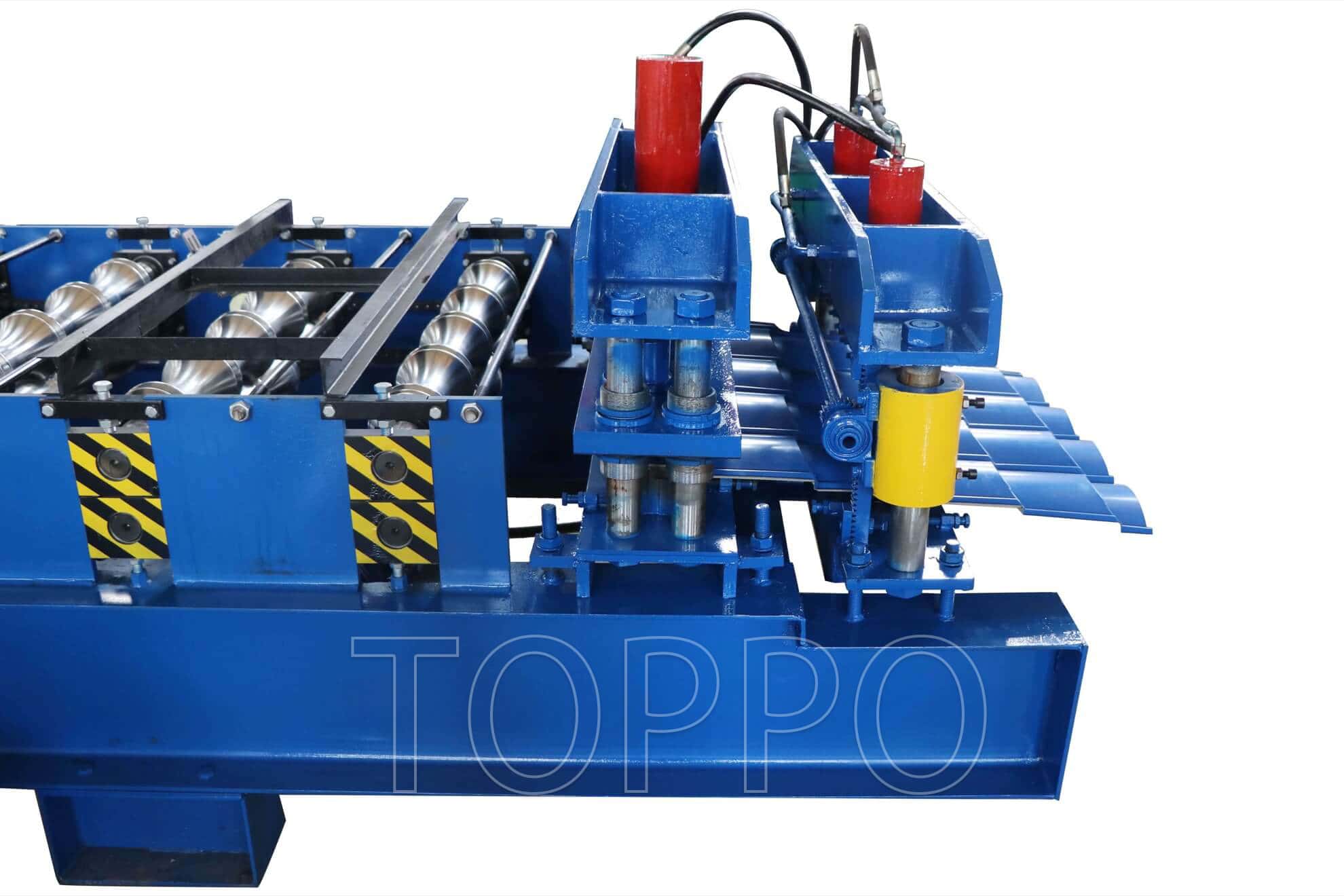 Automatic Glazed Tile Roll Forming Machine with PLC Control