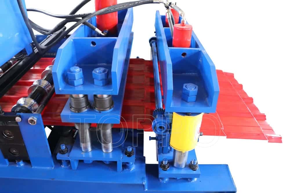 High Speed Glazed Tile Roll Forming Machine with Color Tile Output