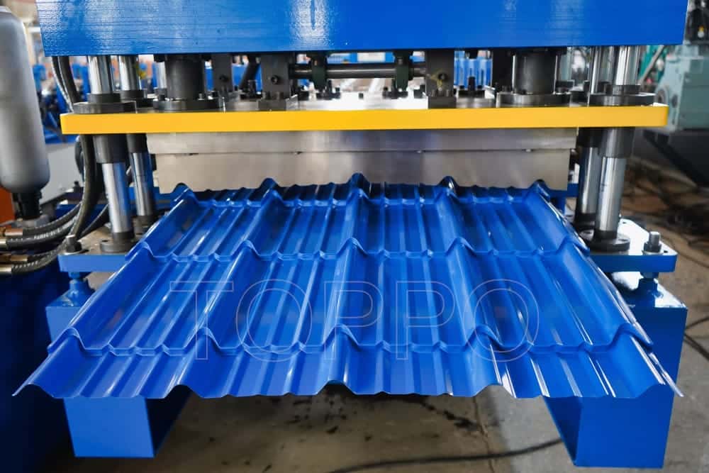 Industrial Glazed Tile Roll Forming Machine with Hydraulic Station
