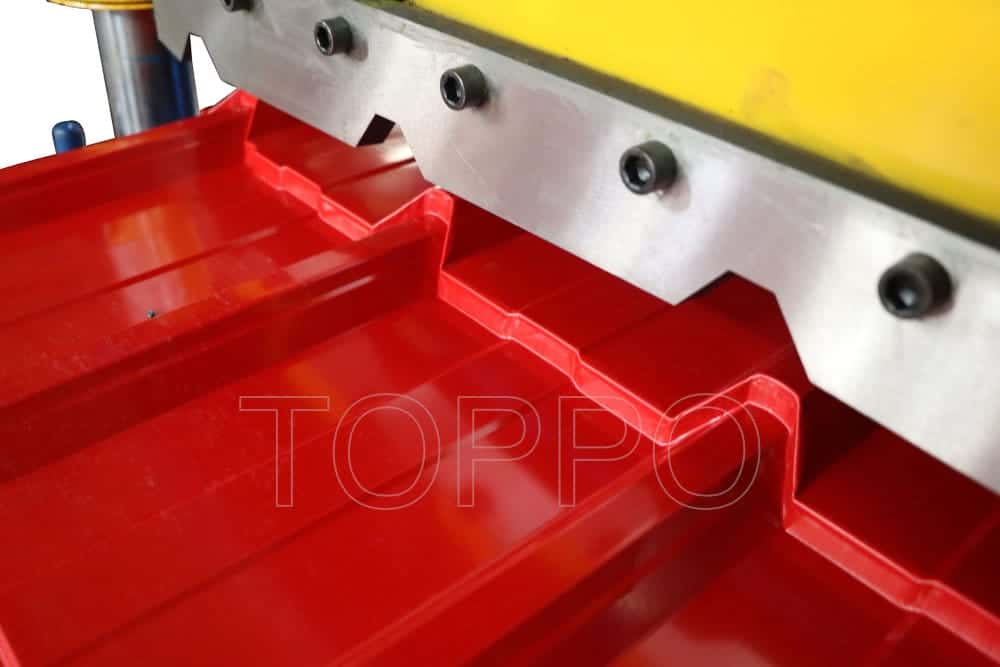 High Speed Glazed Tile Roll Forming Machine with Color Tile Output
