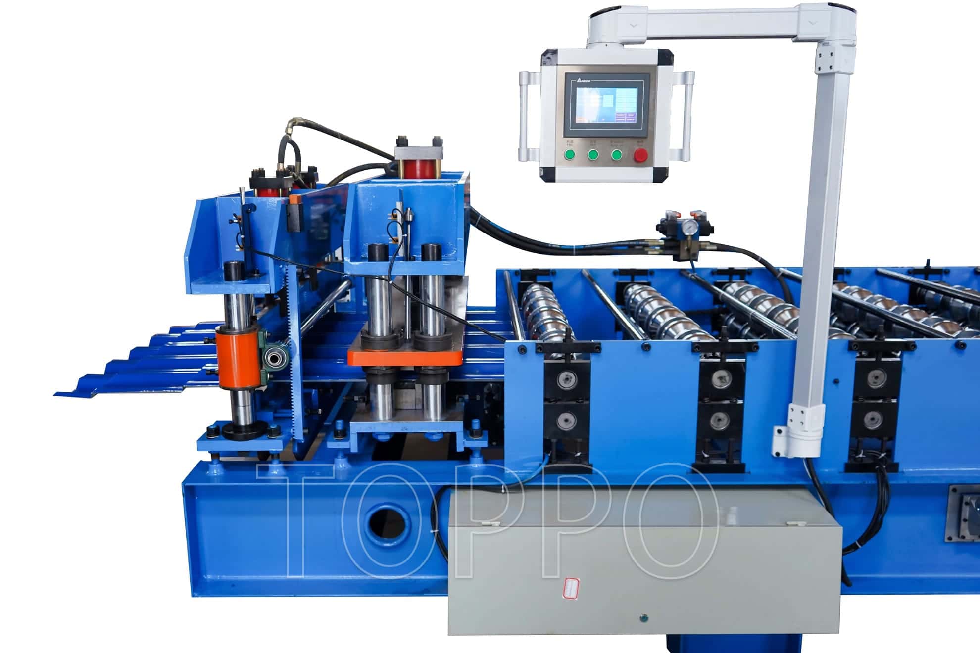 Modern Glazed Tile Roll Forming Machine with Touch Screen Control
