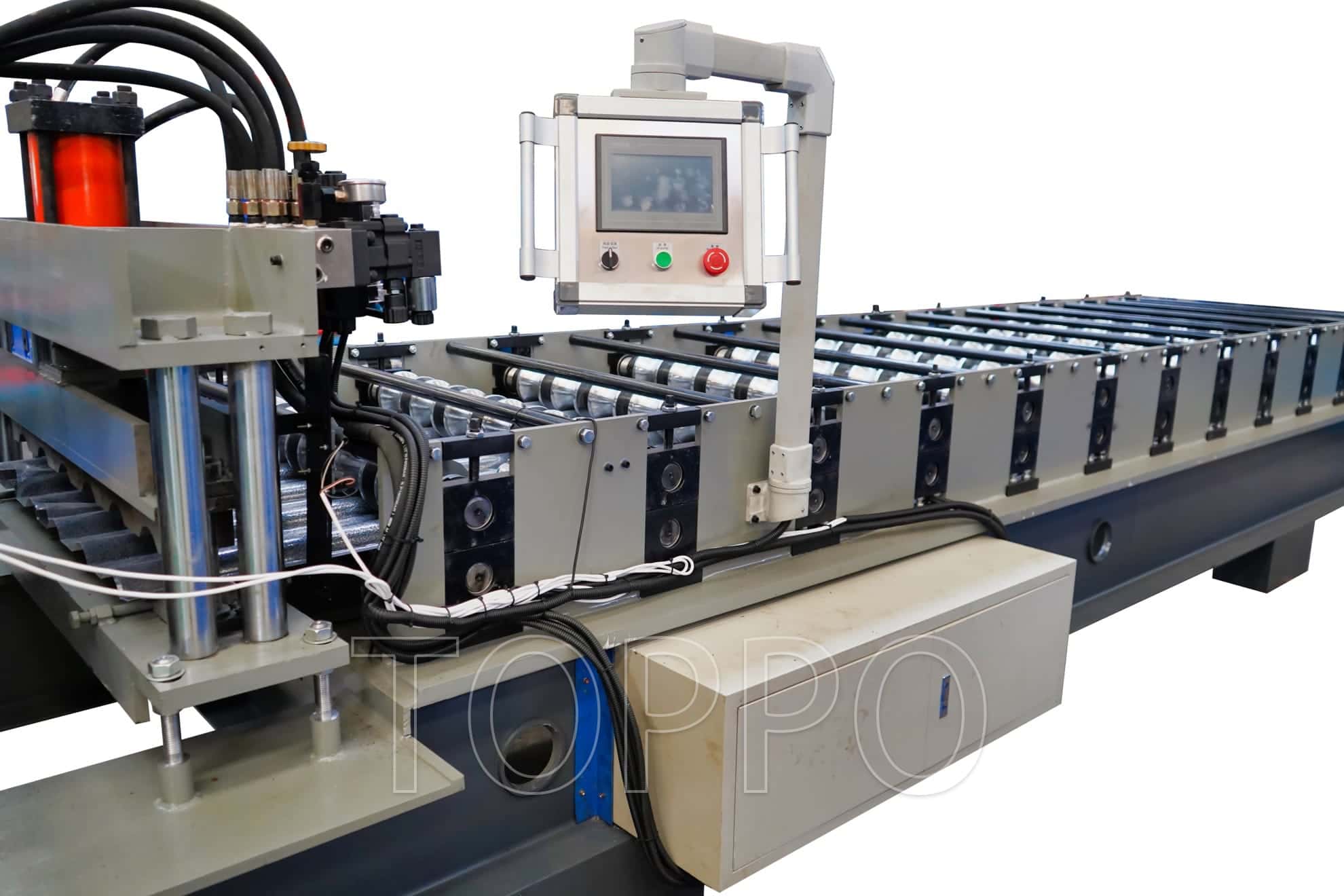High Precision Glazed Tile Roll Forming Machine for Metal Roofing