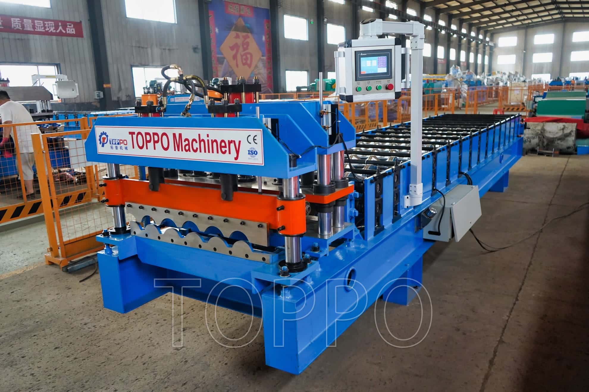 High-Performance Glazed Tile Roll Forming Machine with Delta PLC