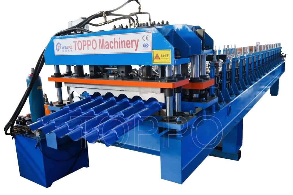 Automatic Glazed Tile Roll Forming Machine with High-Speed Production