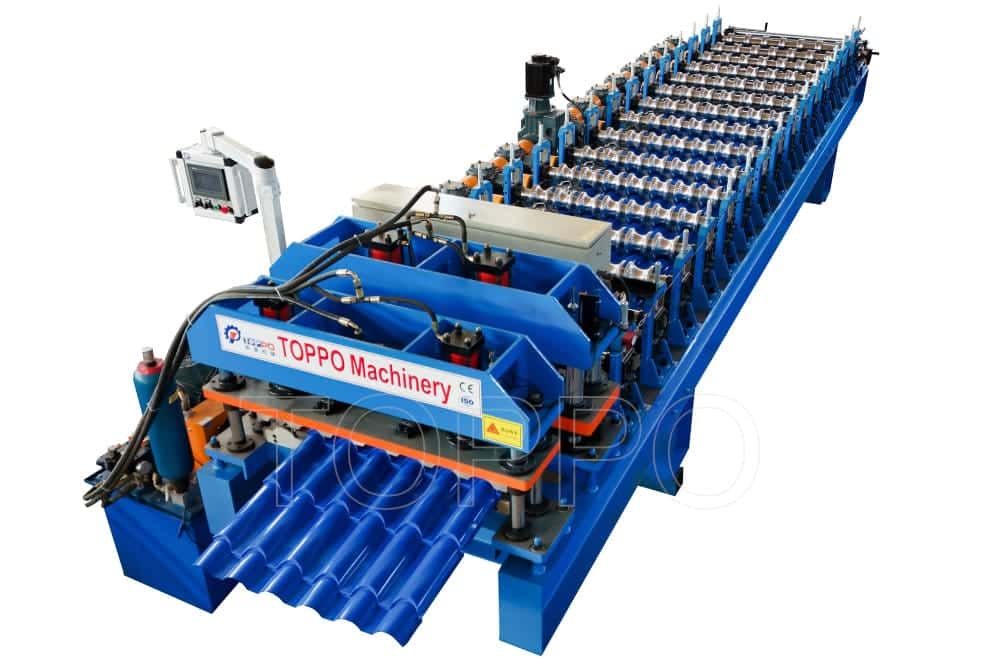 Fully Automatic Glazed Tile Roll Forming Line with Precision Rollers