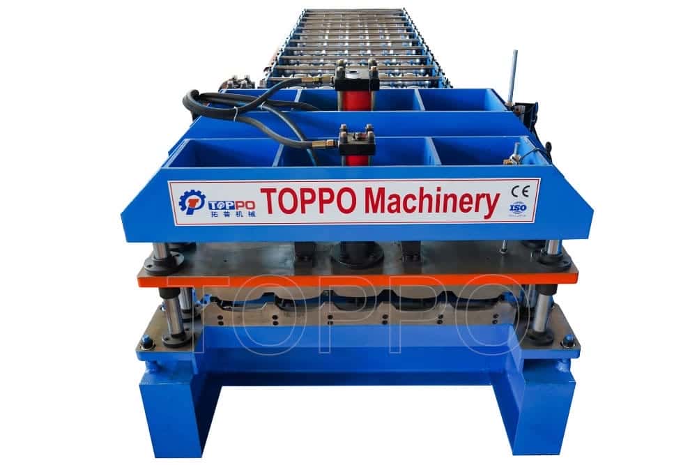 Compact Glazed Tile Roll Forming Machine for Roofing Production