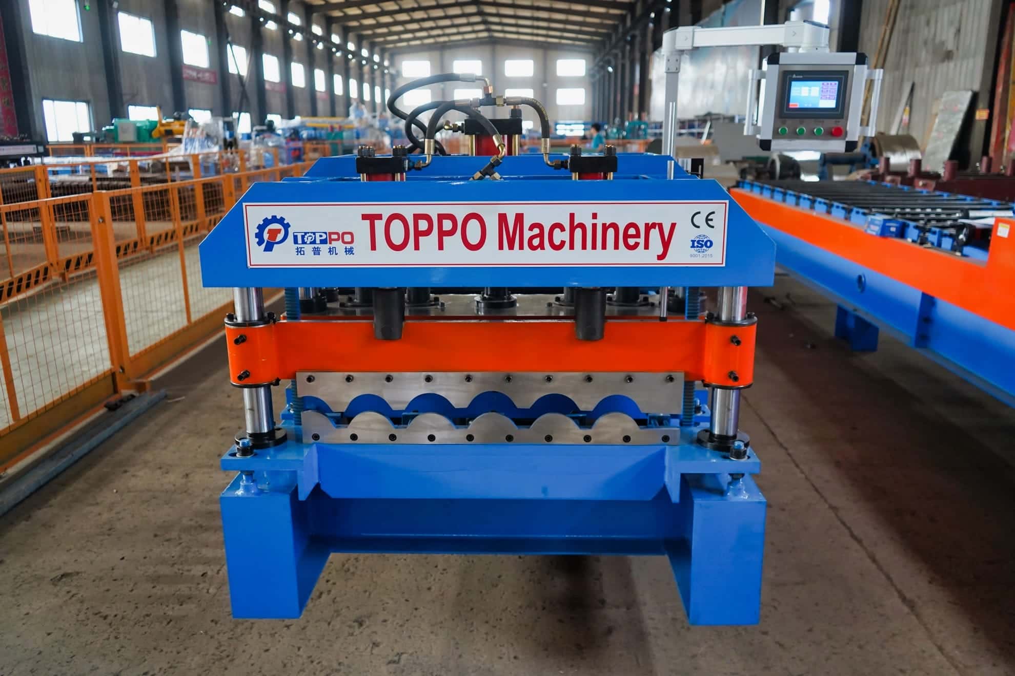 Industrial Glazed Tile Roll Forming Machine with CE & ISO Certification