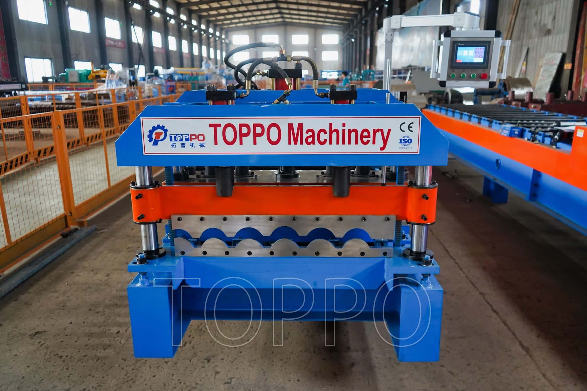 High-Performance Glazed Tile Roll Forming Machine with Delta PLC
