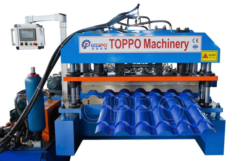Automatic Glazed Tile Roll Forming Machine with High-Speed Production