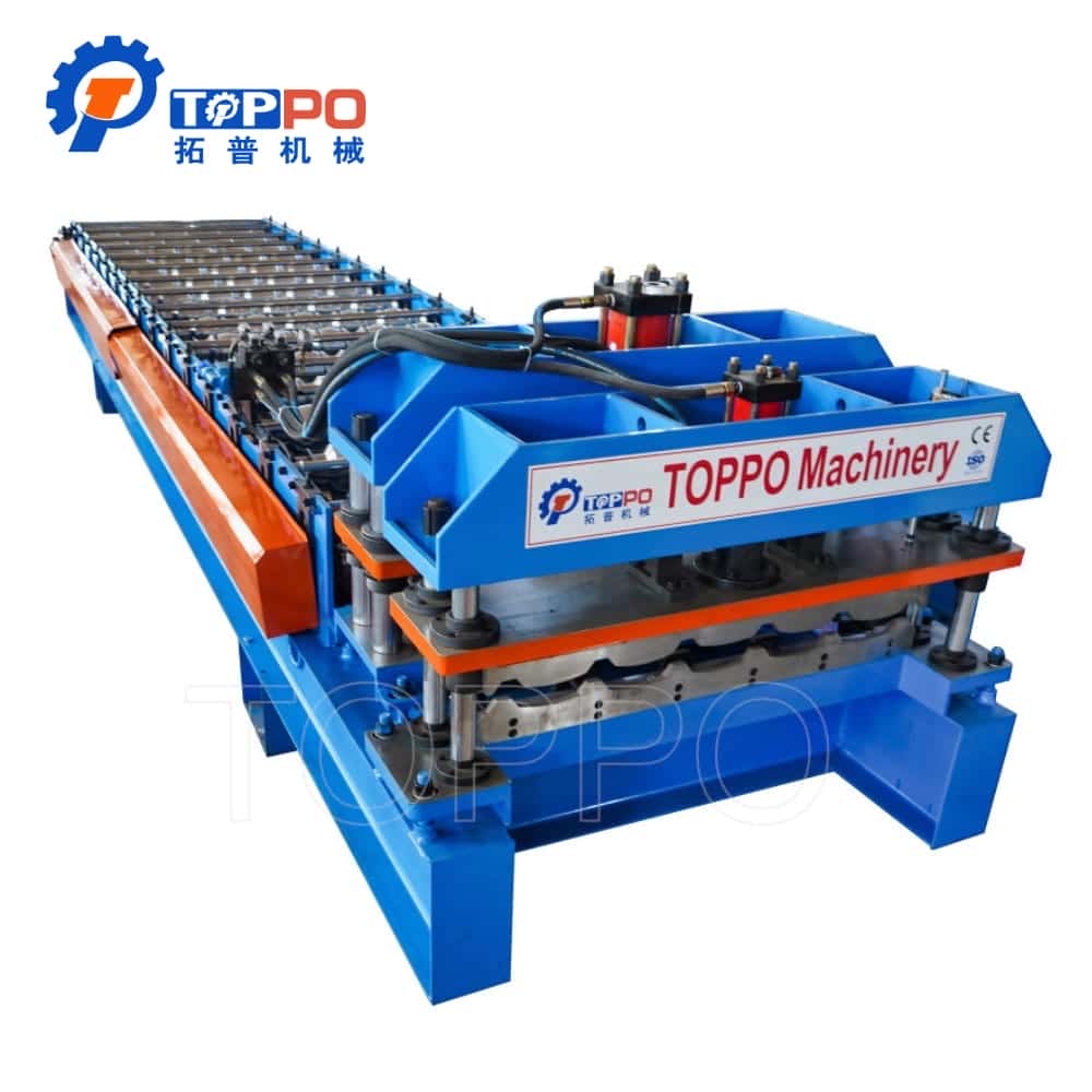 High Speed Hydraulic Roof Panel Glazed Tile Roll Forming Machine