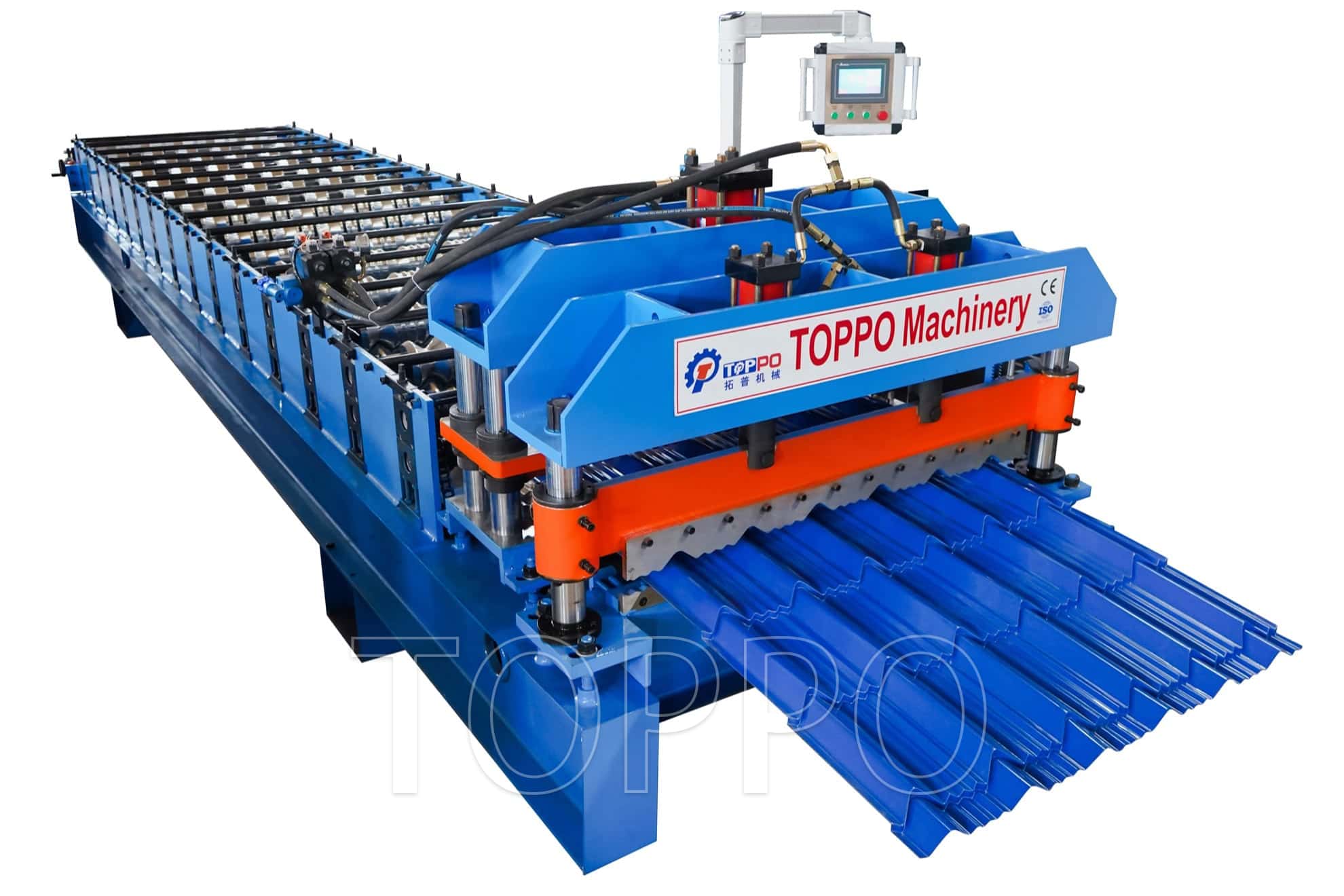 Hydraulic Glazed Tile Roll Forming Machine with High-Speed Output