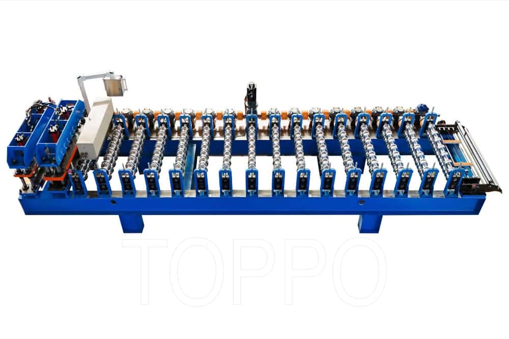 High Speed Hydraulic Glazed Tile Roll Forming Machine with Touchscreen Control