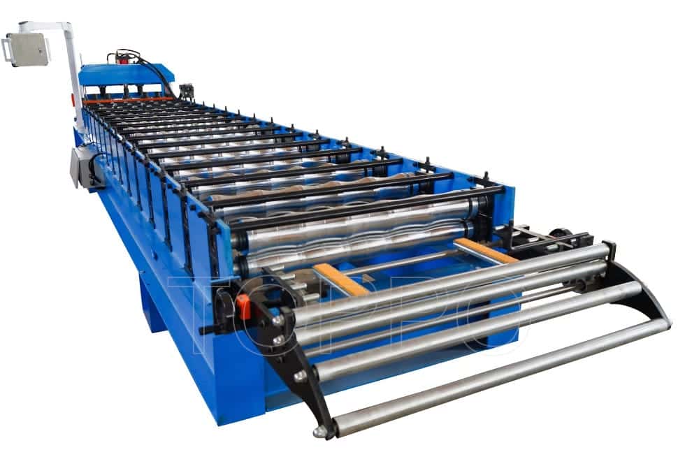 Toppo Factory Glazed Tile Roll Forming Machine with Touchscreen Control